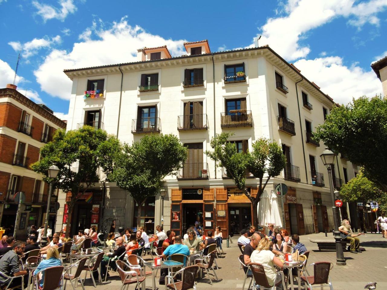 Malasana Plaza Apartment Madrid Bagian luar foto